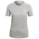 Adidas Γυναικεία κοντομάνικη μπλούζα Essentials Slim 3-Stripes Tee